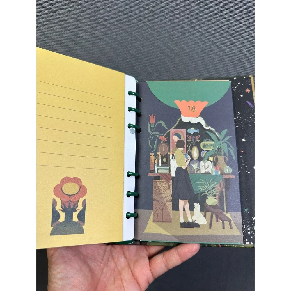 STICKII Pop Advent Calendar Mossery Stationery Journal Ring Bound Whimsical Art